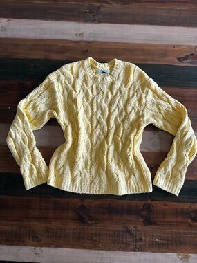 Redone yellow sweater small